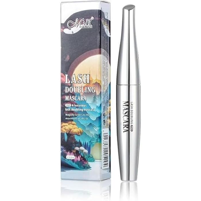 Doubling Mascara – Volumizing, Incredible Length in 2 Coats – Long-Stay, Zero Clumps, Hypoallergenic (Black) - Image 1